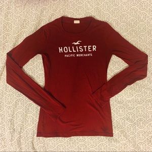 Hollister long-sleeve logo tee